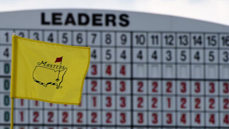 Masters scoreboard